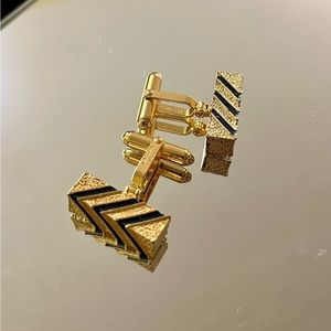 Vintage Christian Dior Destino Golden Cufflinks - excellent vintage condition